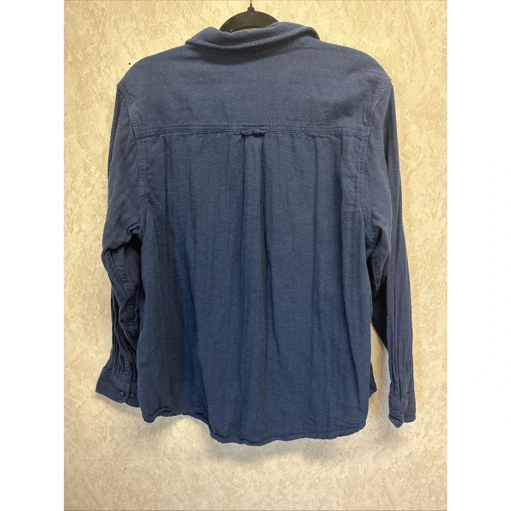 Woolrich Button Up Shirt‎ Women's Extra Large Flannel Blue Outdoor